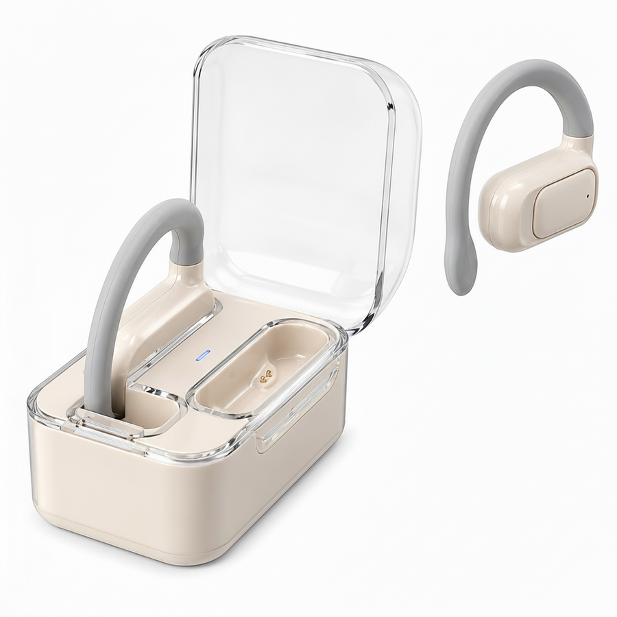 Auricular Bluetooth Sate AE6500 Beige tipo clip