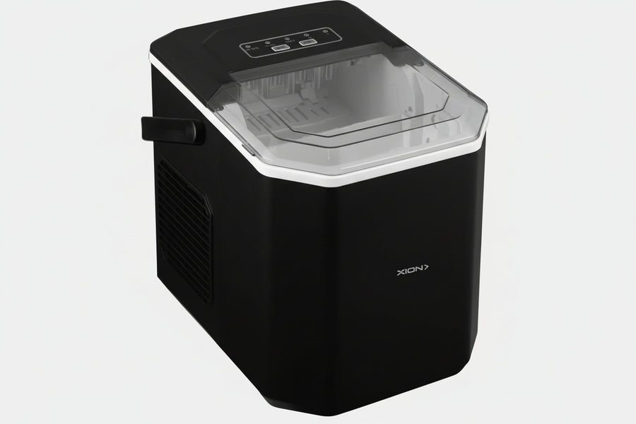 Máquina de hielo Xion 800W 12 kg con panel LED — negro
