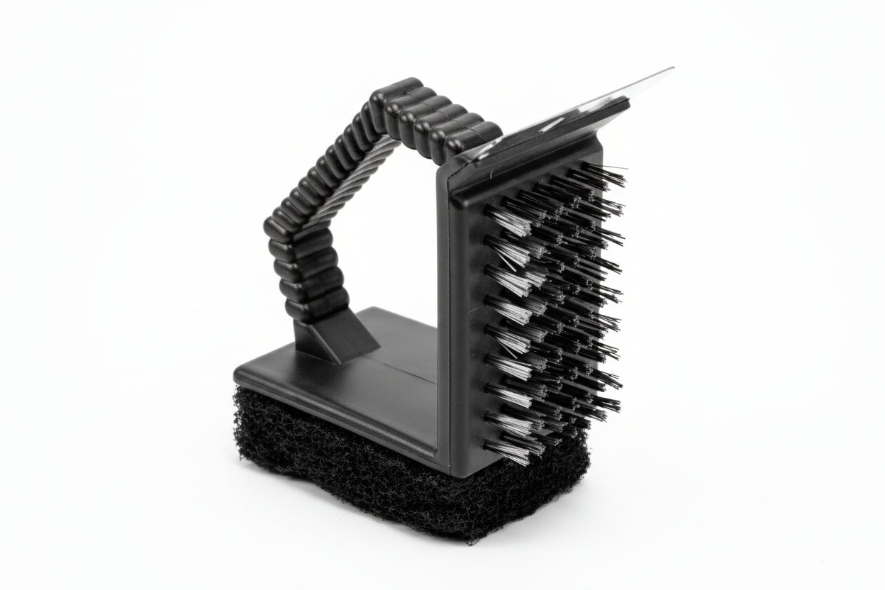 Cepillo limpiador de parrillas 3 en 1