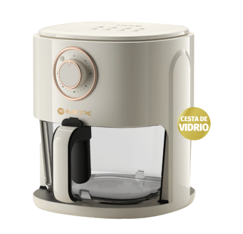 Freidora de aire MOX 5 litros con cesta de vidrio — beige