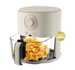 Freidora de aire MOX 5 litros con cesta de vidrio — beige
