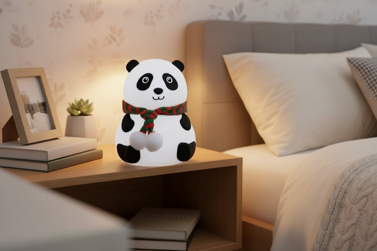 Lámpara LED Panda de Silicona