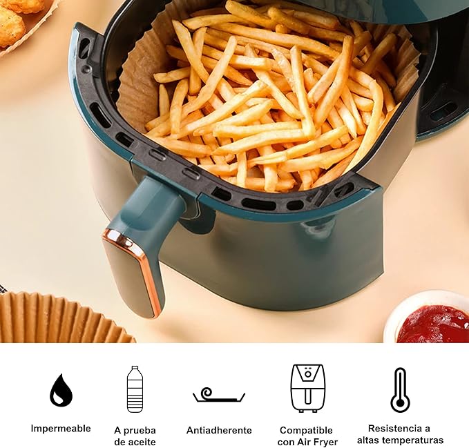 Papel para Air Fryer 50 piezas