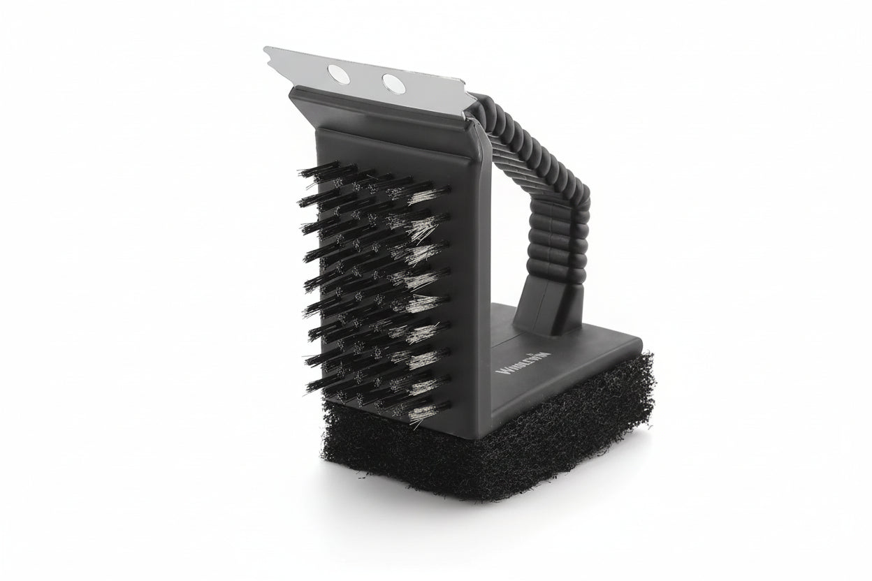 Cepillo limpiador de parrillas 3 en 1