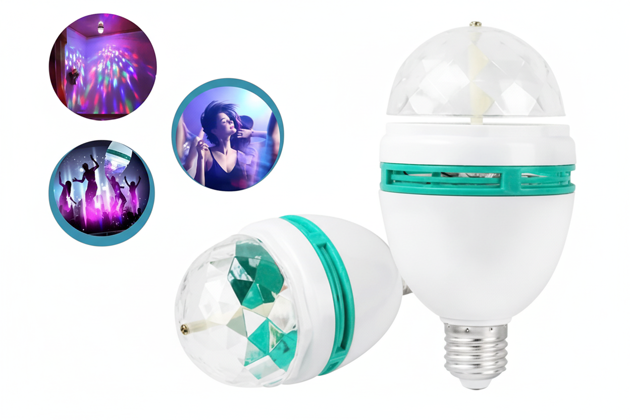 Foco Led Giratorio Colorido