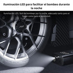 Compresor de Aire Portátil Tyre Pump -150Psi-5V - 2A-Con Accesorios - Negro