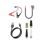 Compresor de Aire + Acople Portátil CBP-01-8000Mah-120W-Recargable - Negro