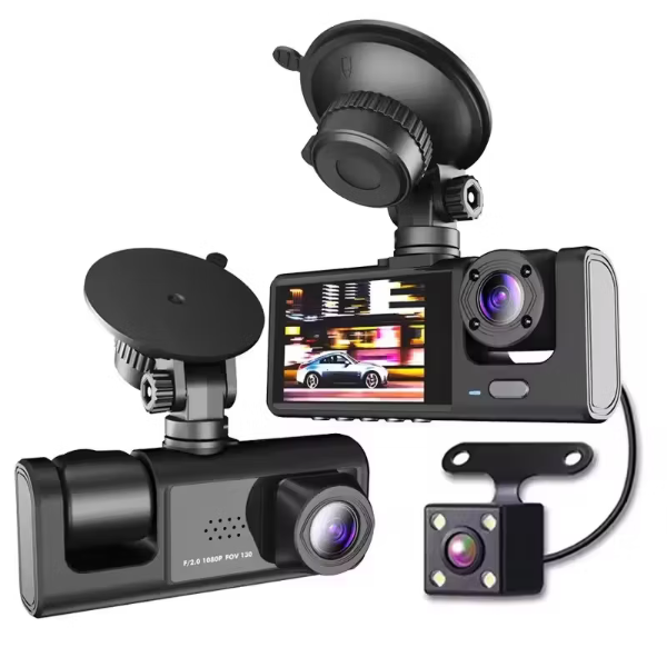 Cámara para autos Xumi Blackbox-Full HD-16K -5MP-5V 170º-Sensor-Micrófono - Negro
