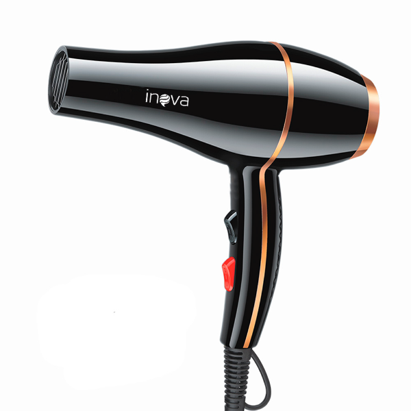 Secador de Cabello Inova-2500W- 220V- Negro