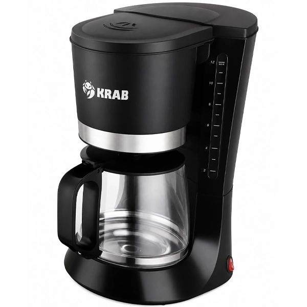 Cafetera eléctrica Krab 700W 1.2 litros — rápida y eficiente