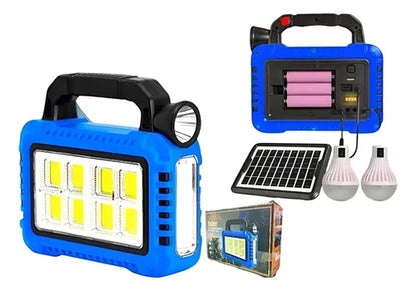 Lampara solar multifuncional
