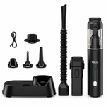 Mini Aspirador de Polvo Portátil Eléctrico 4life  2 En 1 - Negro