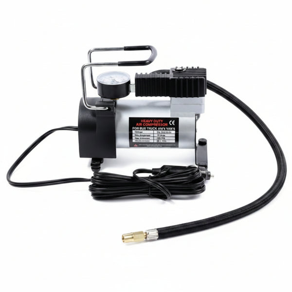Mini compresor de aire portátil 12V — para autos y motos