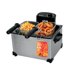 Freidora de aire MOX 6 litros 3000W con visor — plateada