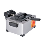 Freidora de aire MOX 6 litros 3000W con visor — plateada