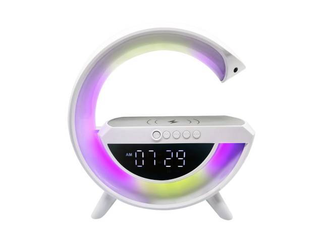 Parlante Bluetooth y cargador inalámbrico