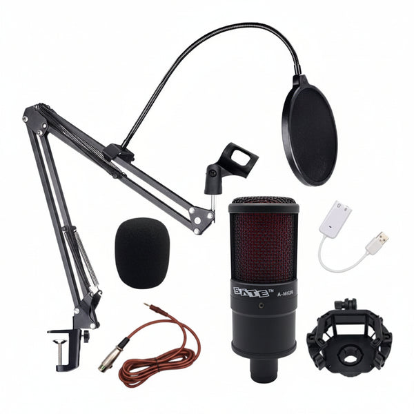 Kit Micrófono para Streamer/Podcast AMK06 Sate