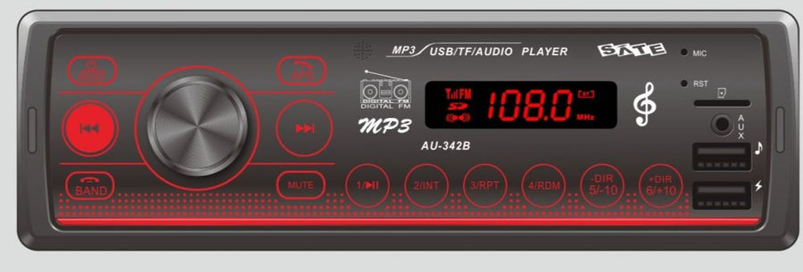 Toca Radio Sate AU342B 20W FM-USB-AUX-Bluetooth