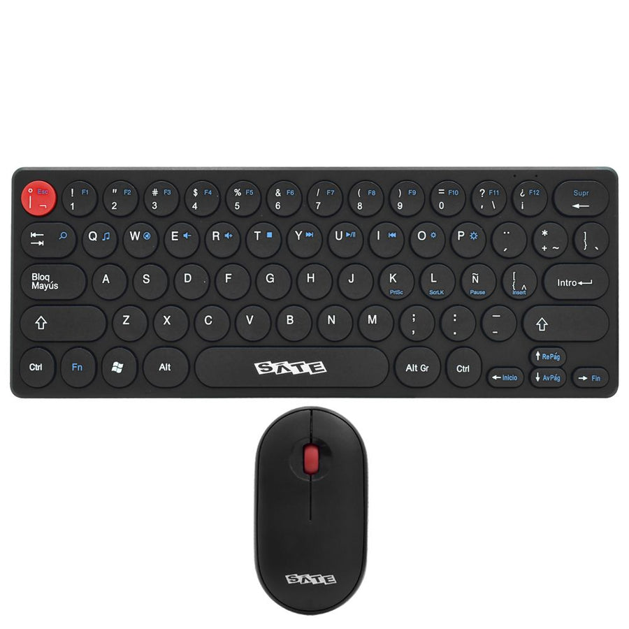 Teclado inalámbrico + Mouse Español Sate